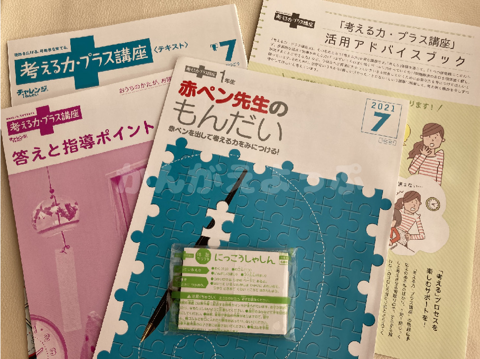 進研ゼミ小学講座考える力プラス講座を受講者がレビュー【チャレンジ・チャレンジタッチ】7月号